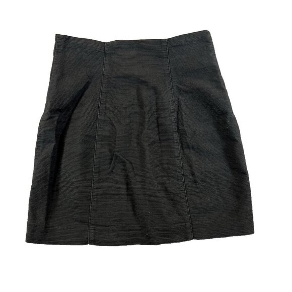Free People Every Minute Every Hour Black High Waisted‎ Button Skirt 0 - Picture 2 of 9